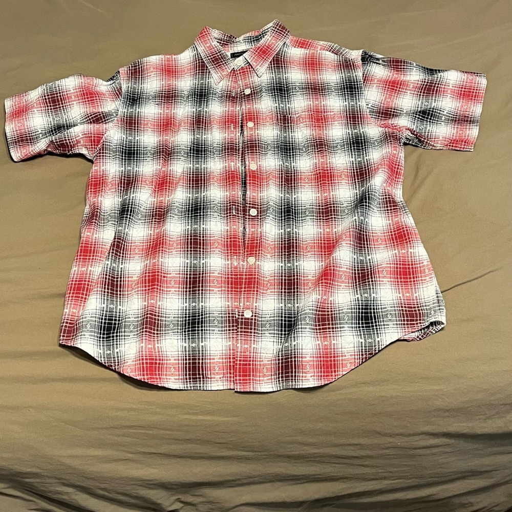 Red and Black Plaid Women’s Shirt